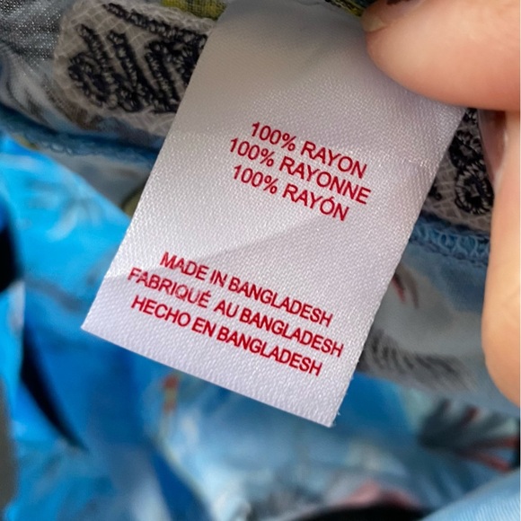 NWT Mitchell & Ness Chicago Bulls Hawaiian Bucket Hat Tropical Surf Blue NBA - Picture 8 of 9